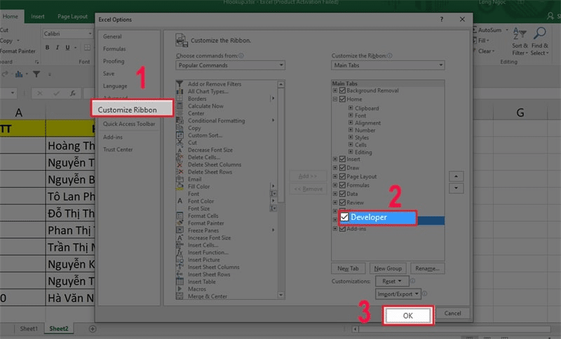  cách bỏ dấu trong Excel 