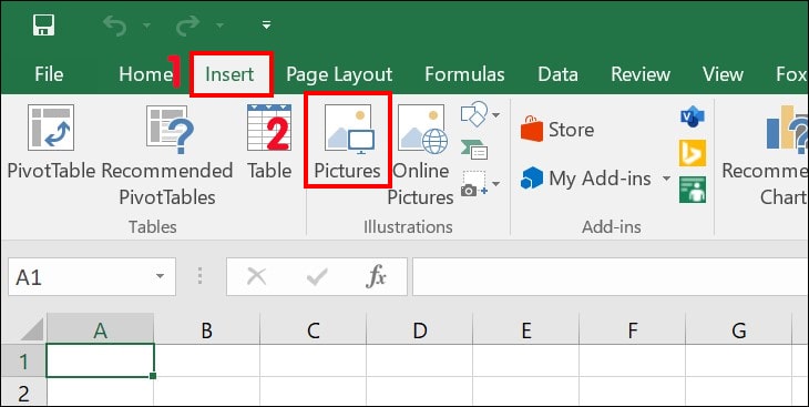 cách chèn ảnh vào Excel