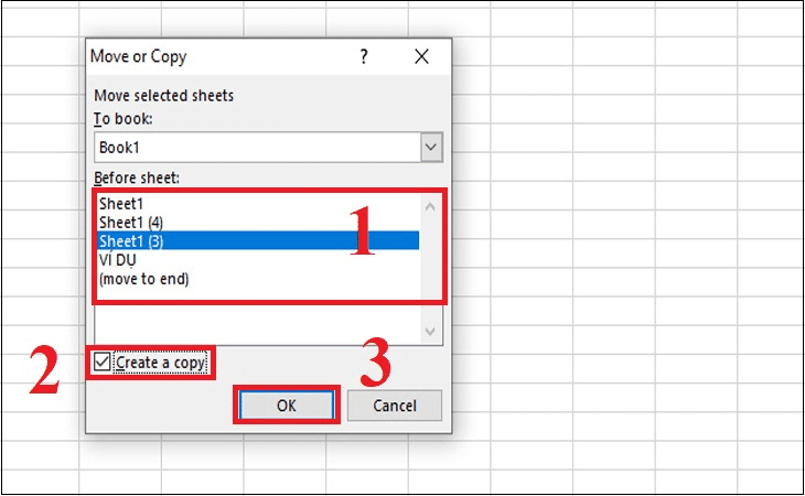 cách copy trong Excel