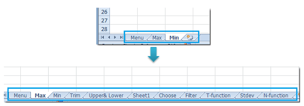cách gộp nhiều sheet thành 1 sheet trong Excel