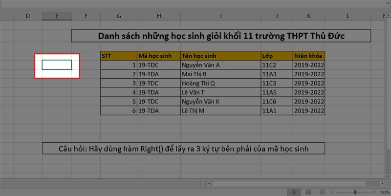 cách sử dụng hàm xóa ký tự trong excel