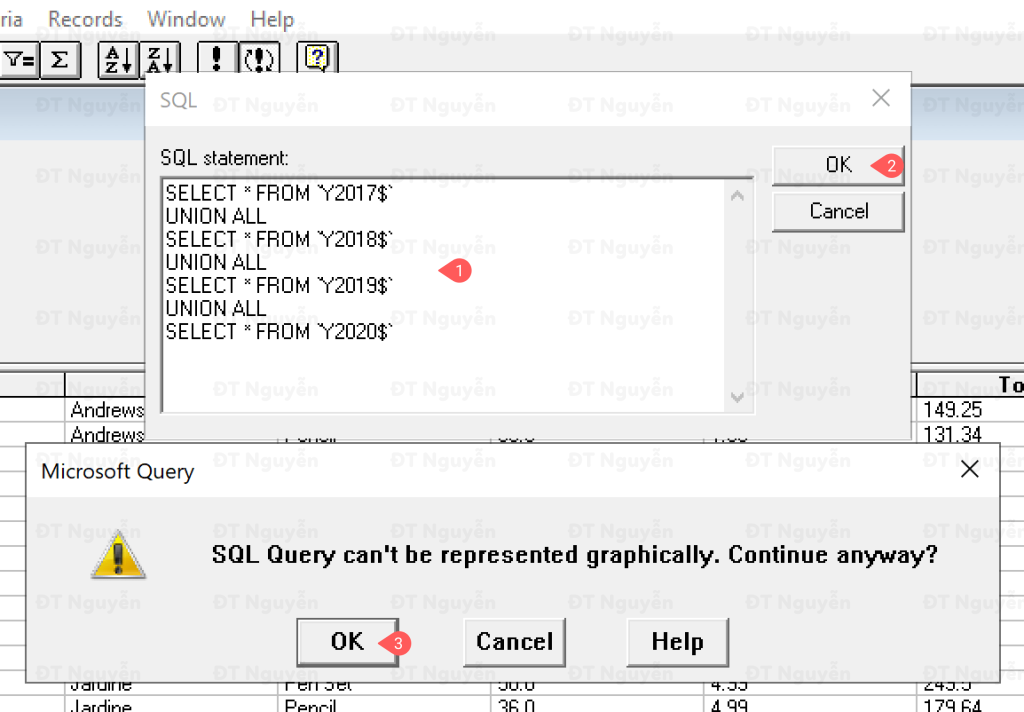 cách tạo pivottable từ nhiều sheet trong Excel