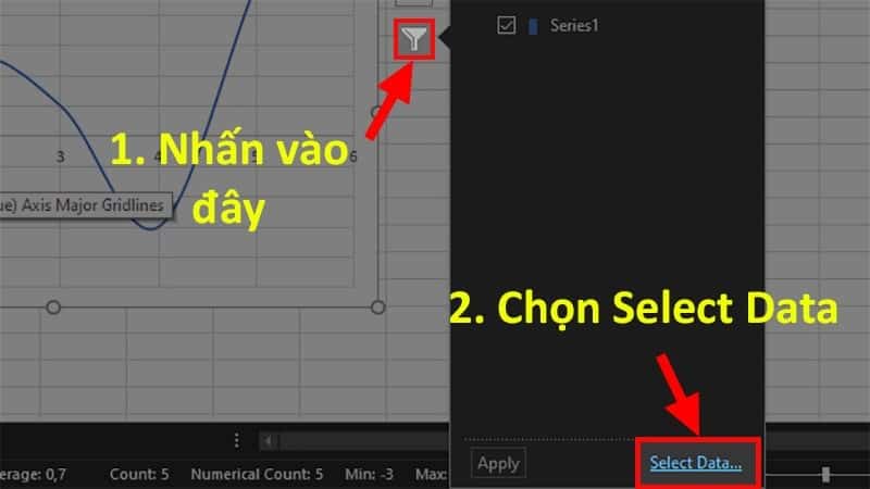 cách vẽ đồ thị trong excel