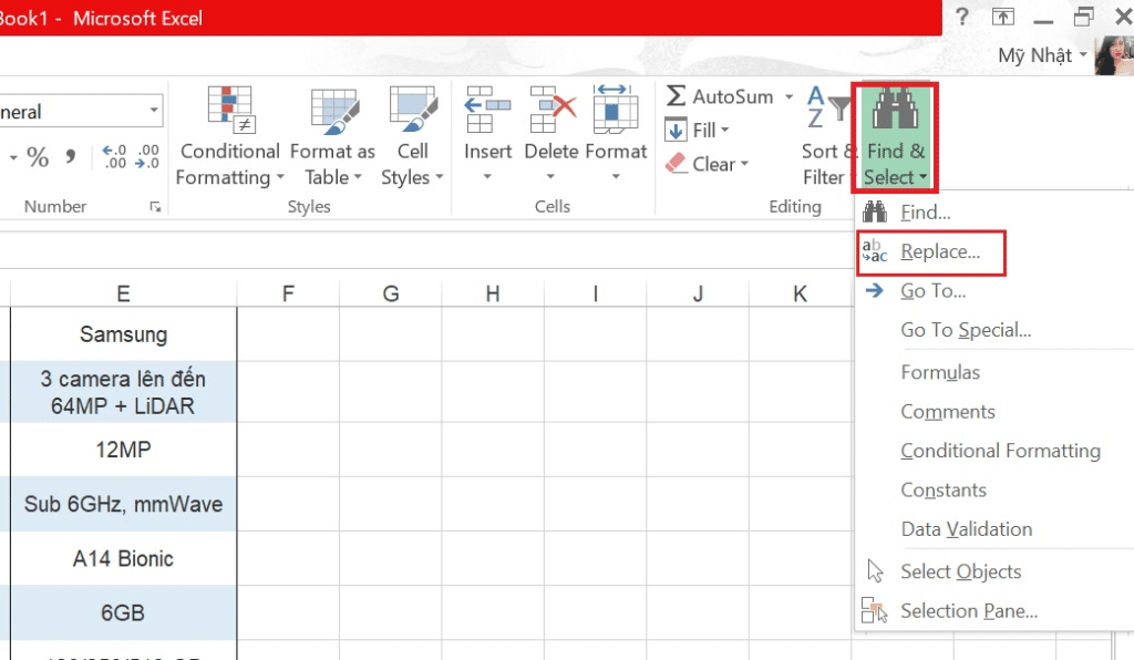 cách xuống hàng trong Excel