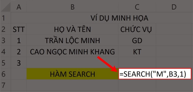 cách tìm kiếm trong Excel
