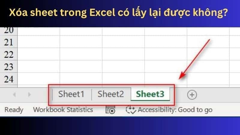 Cách Khôi Phục Sheet Đã Xóa Trong Excel