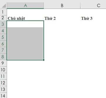 Cách Làm Lịch Trong Excel