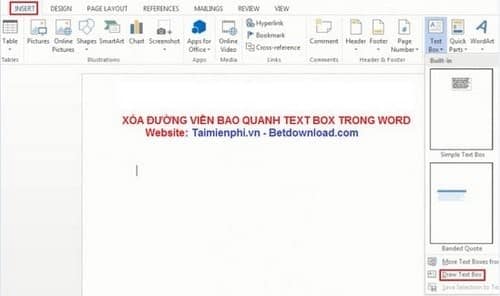 Cách Xóa Khung Textbox Trong Word 2010