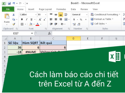 Làm Báo Cáo Bằng Excel