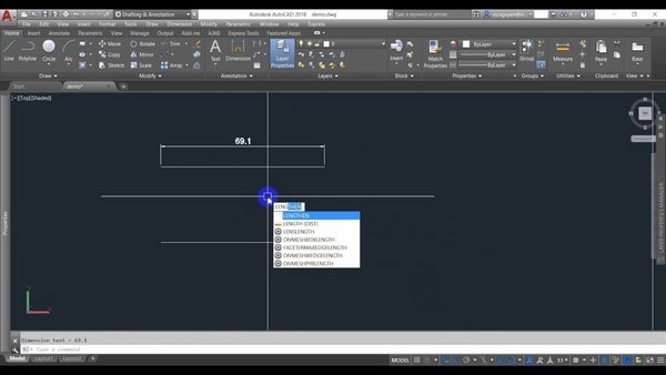 Lệnh Kéo Dài Đường Thẳng Trong Cad