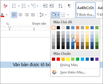 Nút Lệnh Font Color Dùng Để Làm Gì? 