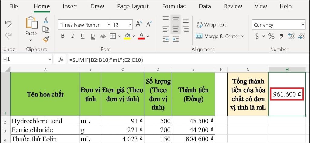 Sử Dụng Hàm Sumif Nhiều Sheet Trong Excel