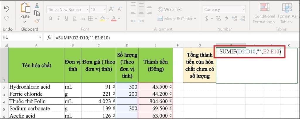 Sử Dụng Hàm Sumif Nhiều Sheet Trong Excel