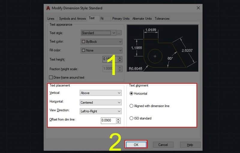 Sử Dụng Lệnh Đo Đường Kính Trong Cad