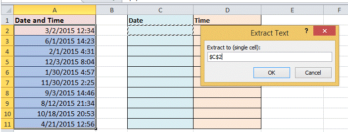 Tách Ngày Giờ Trong Excel