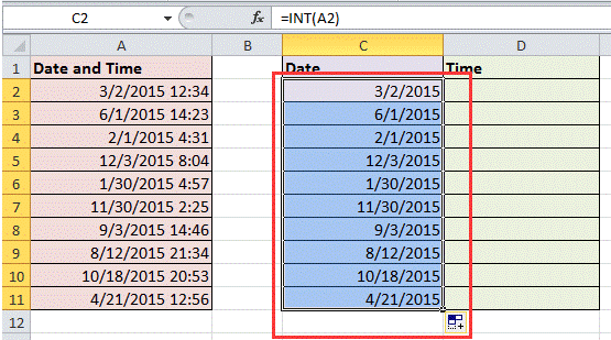 Tách Ngày Giờ Trong Excel